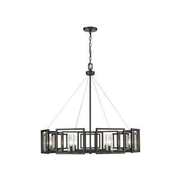 Golden Lighting 6068-8 Marco 8 Light Chandelier - Crescent Harbor