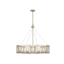 Golden Lighting 6068-8 Marco 8 Light Chandelier - Crescent Harbor