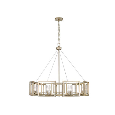Golden Lighting 6068-8 Marco 8 Light Chandelier - Crescent Harbor