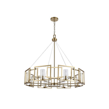 Golden Lighting 6068-8 Marco 8 Light Chandelier - Crescent Harbor