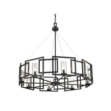 Golden Lighting 6068-8 Marco 8 Light Chandelier - Crescent Harbor
