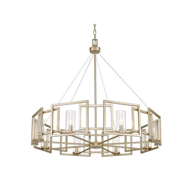 Golden Lighting 6068-8 Marco 8 Light Chandelier - Crescent Harbor