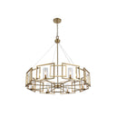Golden Lighting 6068-8 Marco 8 Light Chandelier - Crescent Harbor