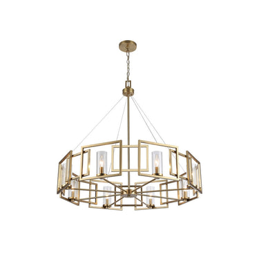 Golden Lighting 6068-8 Marco 8 Light Chandelier - Crescent Harbor