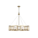 Golden Lighting 6068-8 Marco 8 Light Chandelier - Crescent Harbor