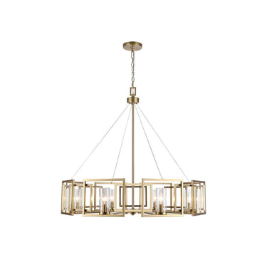 Golden Lighting 6068-8 Marco 8 Light Chandelier - Crescent Harbor