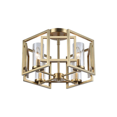 Golden Lighting 6068-FM Marco Flush Mount - Crescent Harbor