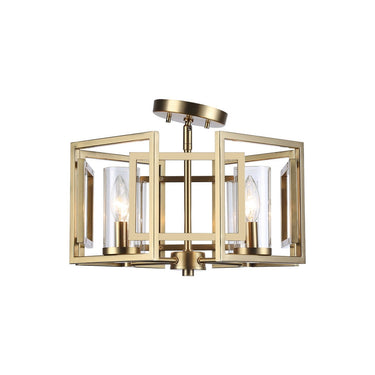 Golden Lighting 6068-FM Marco Flush Mount - Crescent Harbor