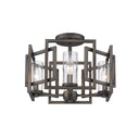 Golden Lighting 6068-FM Marco Flush Mount - Crescent Harbor