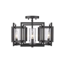 Golden Lighting 6068-FM Marco Flush Mount - Crescent Harbor