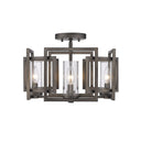 Golden Lighting 6068-FM Marco Flush Mount - Crescent Harbor
