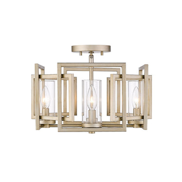 Golden Lighting 6068-FM Marco Flush Mount - Crescent Harbor