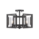 Golden Lighting 6068-FM Marco Flush Mount - Crescent Harbor
