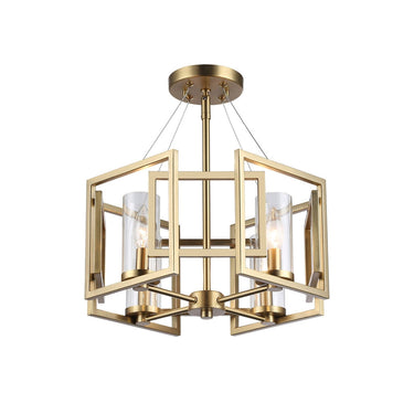 Golden Lighting 6068-SF Marco Semi-Flush (Convertible) - Crescent Harbor