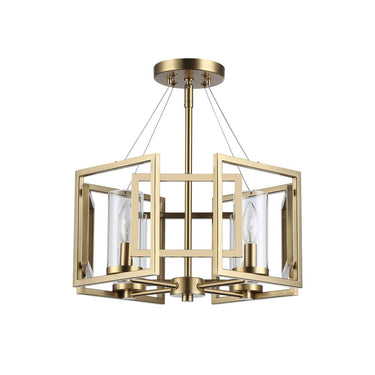 Golden Lighting 6068-SF Marco Semi-Flush (Convertible) - Crescent Harbor