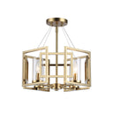 Golden Lighting 6068-SF Marco Semi-Flush (Convertible) - Crescent Harbor