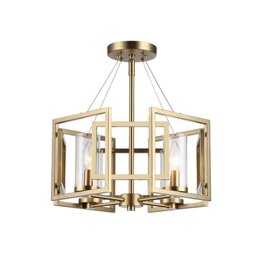 Golden Lighting 6068-SF Marco Semi-Flush (Convertible) - Crescent Harbor