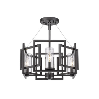 Golden Lighting 6068-SF Marco Semi-Flush (Convertible) - Crescent Harbor