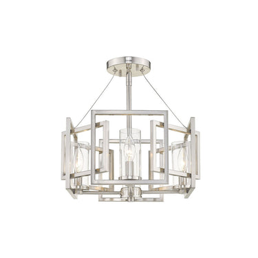 Golden Lighting 6068-SF Marco Semi-Flush (Convertible) - Crescent Harbor