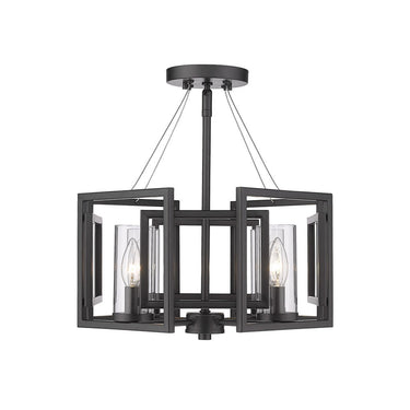 Golden Lighting 6068-SF Marco Semi-Flush (Convertible) - Crescent Harbor
