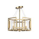Golden Lighting 6068-SF Marco Semi-Flush (Convertible) - Crescent Harbor