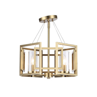 Golden Lighting 6068-SF Marco Semi-Flush (Convertible) - Crescent Harbor