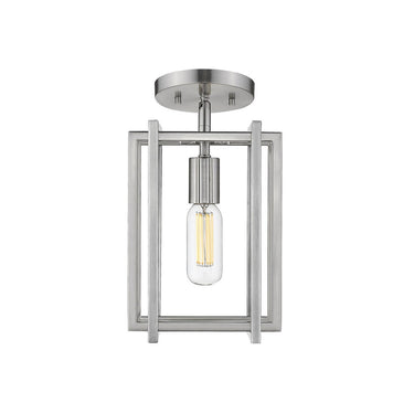Golden Lighting 6070-1SF Tribeca Semi-Flush - Damp - Crescent Harbor