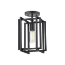 Golden Lighting 6070-1SF Tribeca Semi-Flush - Damp - Crescent Harbor