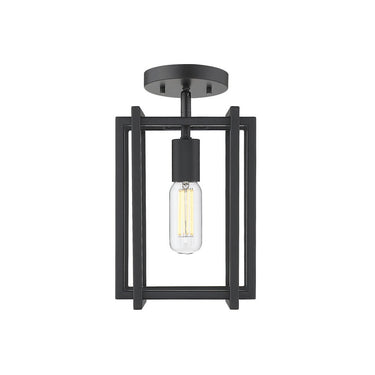 Golden Lighting 6070-1SF Tribeca Semi-Flush - Damp - Crescent Harbor