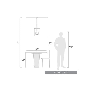Golden Lighting 6070-4 Tribeca 4 Light Chandelier - Crescent Harbor