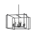 Golden Lighting 6070-9 BLK Tribeca 9 Light Chandelier in Matte Black - Crescent Harbor