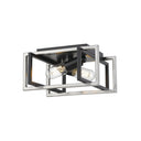 Golden Lighting 6070-FM Tribeca 2 Light Flush-Mount - Crescent Harbor