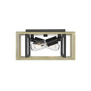 Golden Lighting 6070-FM Tribeca 2 Light Flush-Mount - Crescent Harbor