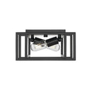 Golden Lighting 6070-FM Tribeca 2 Light Flush-Mount - Crescent Harbor