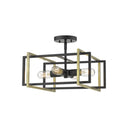 Golden Lighting 6070-SF Tribeca 4 Light Semi-Flush - Crescent Harbor
