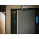 Golden Lighting 6071-O4P NB-CLR Tribeca 4 Light Pendant - Outdoor in Natural Black with Clear Glass - Crescent Harbor