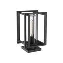 Golden Lighting 6071-OPR NB-CLR 1 Light Outdoor Pier Mount - Crescent Harbor
