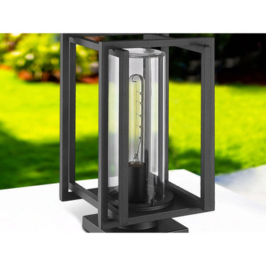Golden Lighting 6071-OPR NB-CLR 1 Light Outdoor Pier Mount - Crescent Harbor