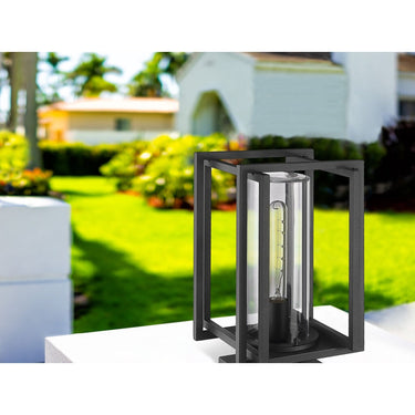 Golden Lighting 6071-OPR NB-CLR 1 Light Outdoor Pier Mount - Crescent Harbor