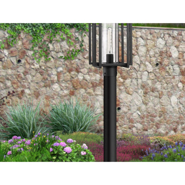 Golden Lighting 6071-OPST NB-CLR 1 Light Outdoor Post Light - Crescent Harbor