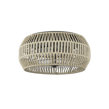 Golden Lighting 6073-OFM NB-SS Flush Mount - Outdoor - Crescent Harbor