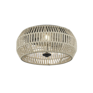 Golden Lighting 6073-OFM NB-SS Flush Mount - Outdoor - Crescent Harbor