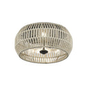Golden Lighting 6073-OFM NB-SS Flush Mount - Outdoor - Crescent Harbor