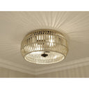 Golden Lighting 6073-OFM NB-SS Flush Mount - Outdoor - Crescent Harbor