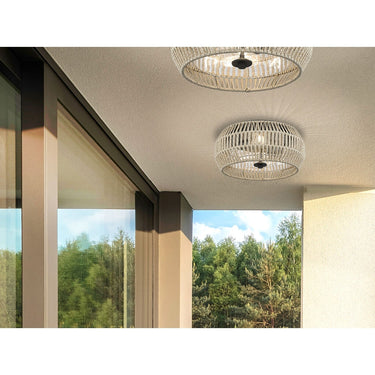 Golden Lighting 6073-OFM NB-SS Flush Mount - Outdoor - Crescent Harbor