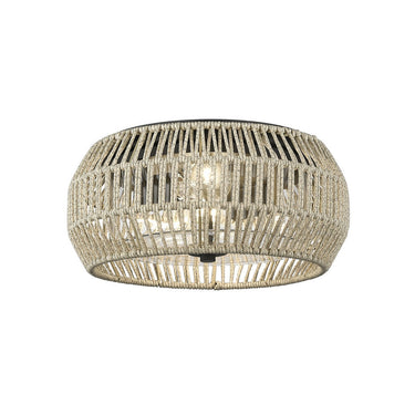 Golden Lighting 6073-OFM NB-SS Flush Mount - Outdoor - Crescent Harbor