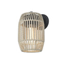 Golden Lighting 6073-OWM NB-SS Large Wall Sconce - Outdoor - Crescent Harbor
