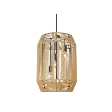 Golden Lighting 6076-3P BLK-NR 3-Light Pendant - Crescent Harbor