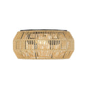 Golden Lighting 6076-FM WHT-WR 2-Light Flush Mount - Crescent Harbor
