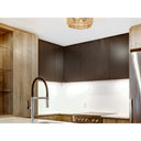 Golden Lighting 6076-FM WHT-WR 2-Light Flush Mount - Crescent Harbor